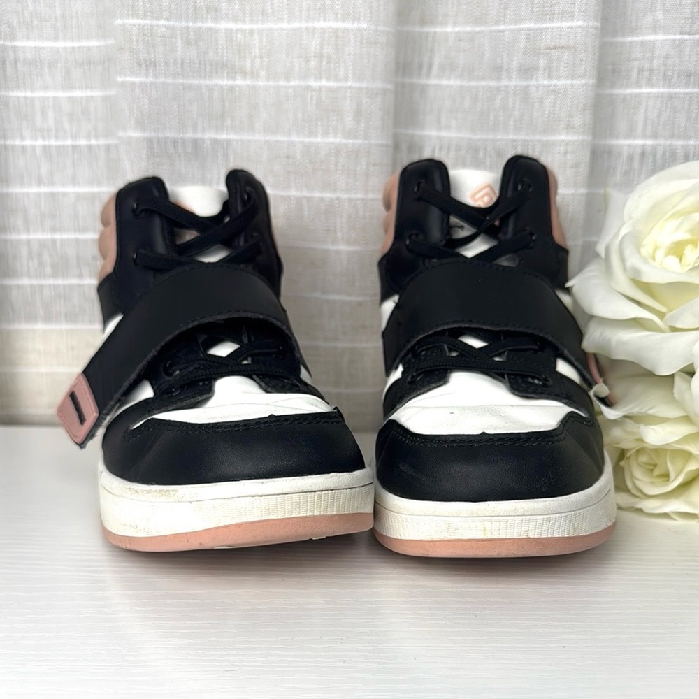 Dream Pairs Kids High-Top Sneakers - Black and Pink - Picture 5 of 11